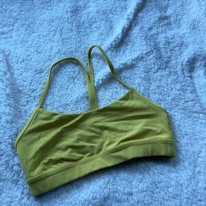 Yellow lululemon bra